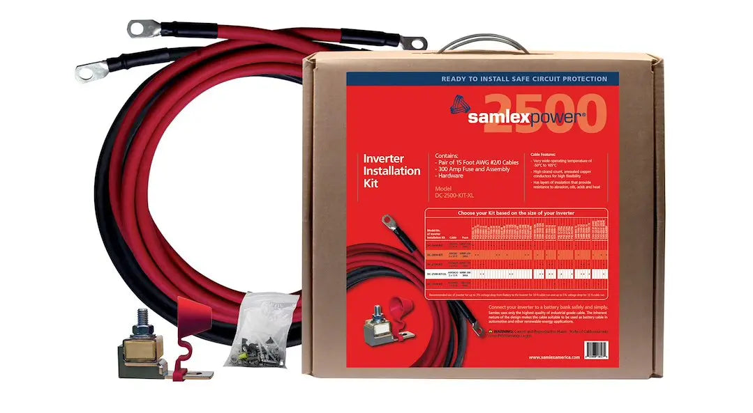 Samlex America DC2500KITX Inverter Installation Kit