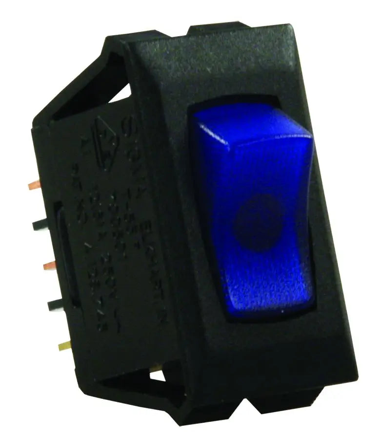JR Products Illum On/Off Switch with Blue/Black Finish (Part Number 13685)