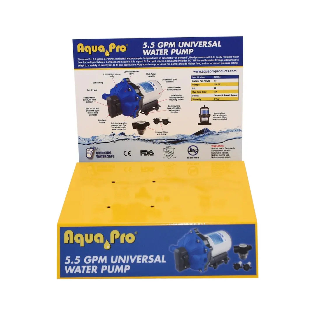 Aqua Pro 55GPUMPDSP Display 5.5 GPM Pump for Efficient Water Flow Control