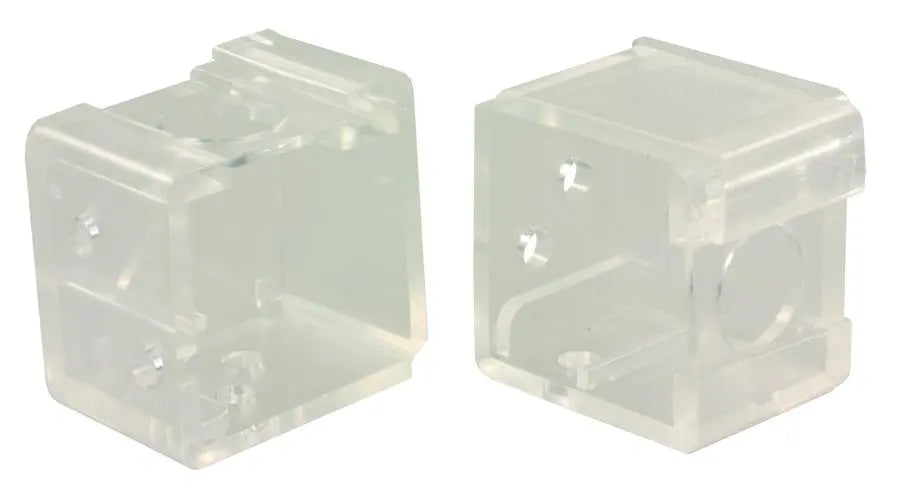 JR Products Mini Blind Brackets Clear - Reliable Mounting Support