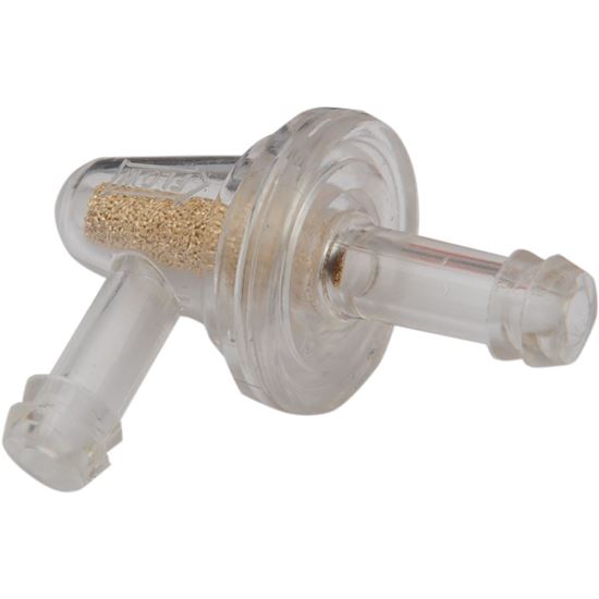 HELIX RACING Fuel Filter 5/16 inch (8mm) 90 Degree Cone Inlet/Outlet - Part #1189045