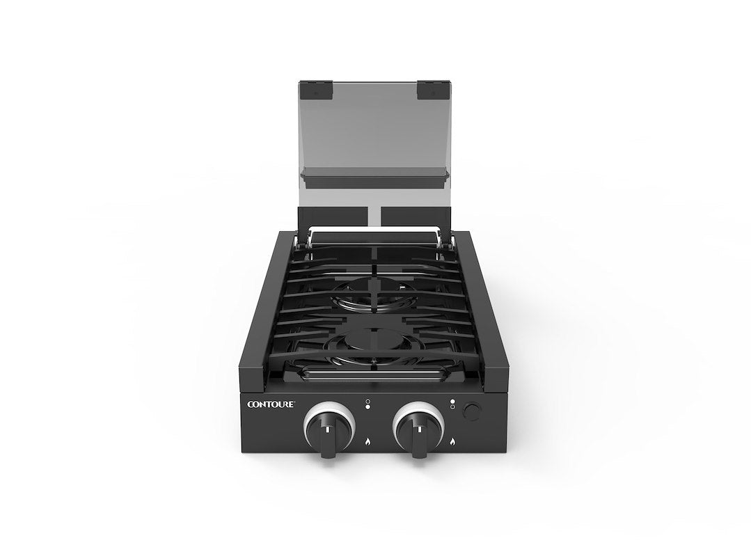 NAT.QUALITY Contoure 2-Burner Recessed Gas Cooktop AG50BK