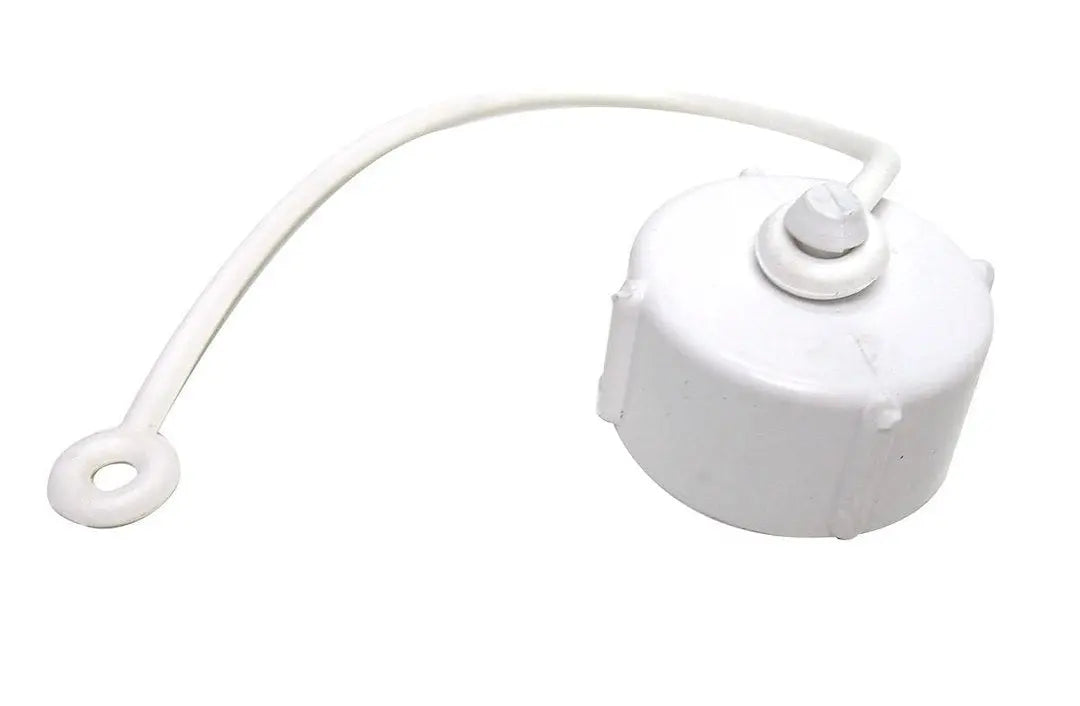 Valterra LLC T10201DW 3/4-Inch White Hose Cap and Strap for RV and Marine Use