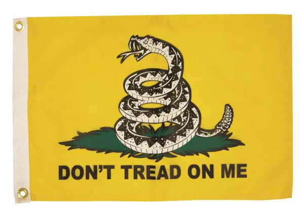 Taylor Made Don't Tread on Me 12x18 Flag - Weather-Resistant Outdoor Banner