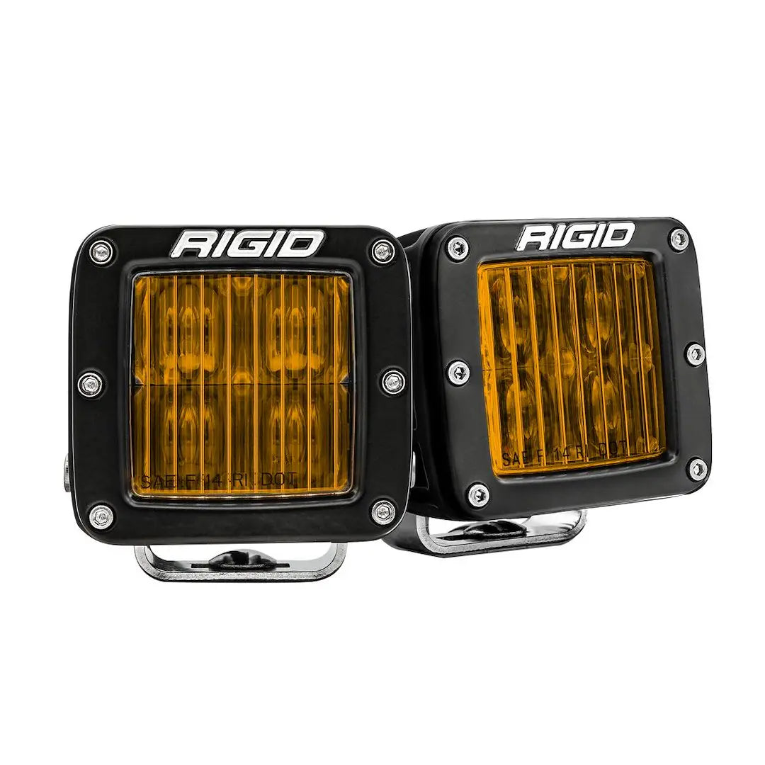 Rigid Industries D-Series Pro SAE Fog Light Pair in Yellow