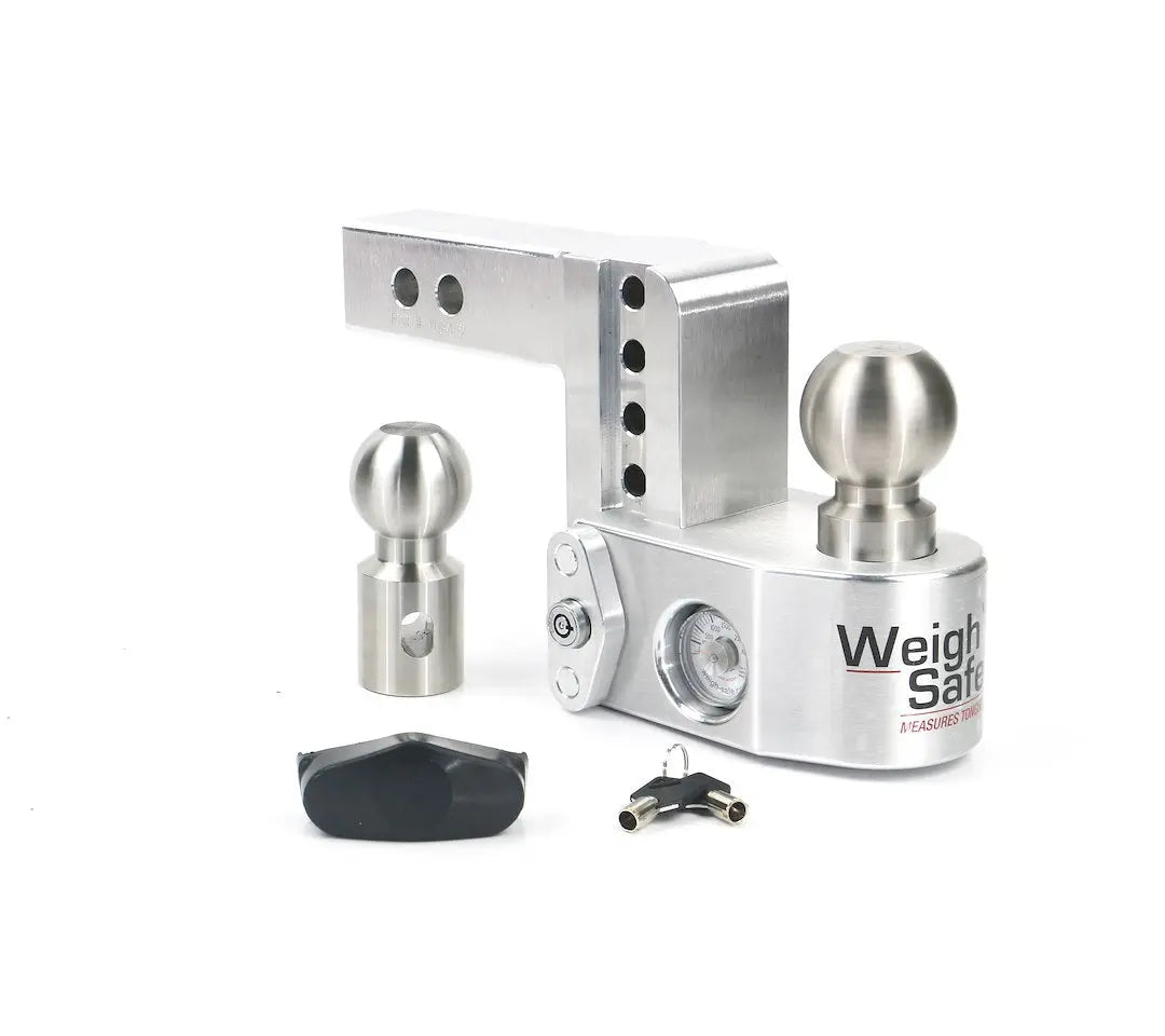 Weigh Safe WS42 4-Inch Adjustable Ball Mount with 2-Inch Shank