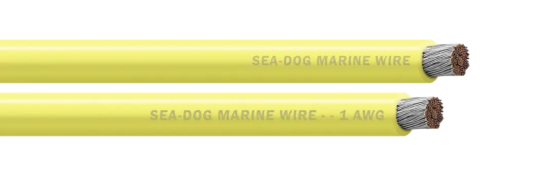 Sea Dog 1/0 AWG Yellow Battery Cable - 100 Feet