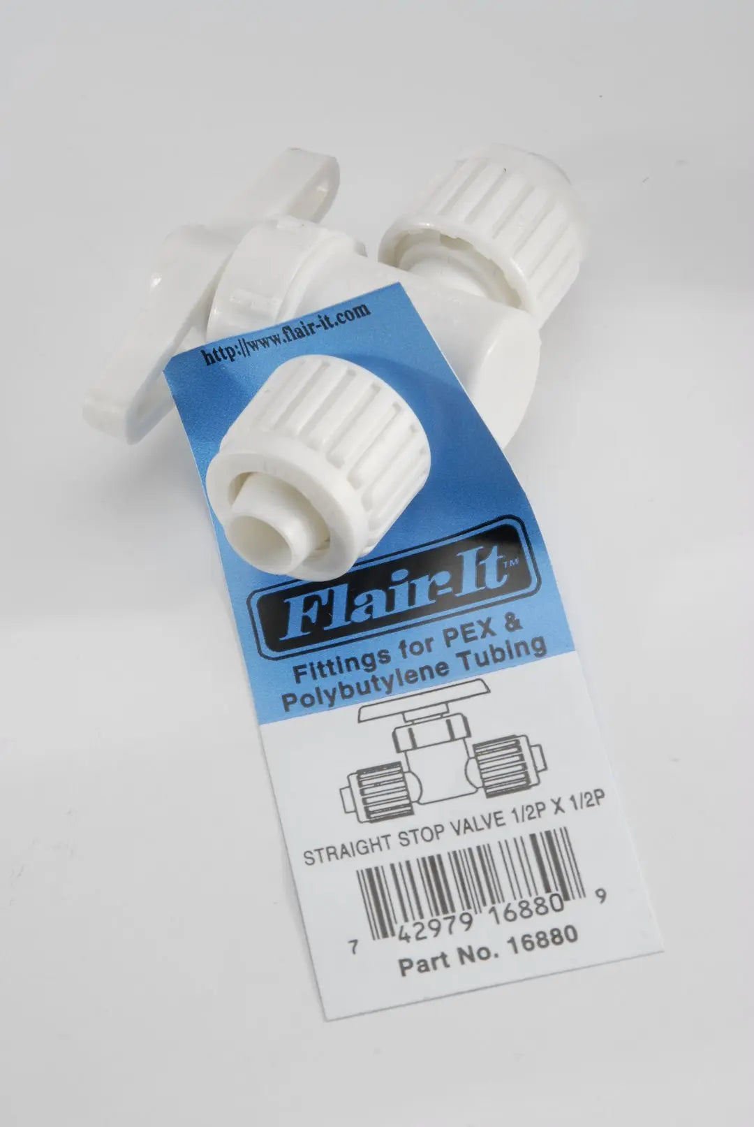 Elkhart Supp 16880 1/2 x 1/2 Stop Valve for Plumbing Applications