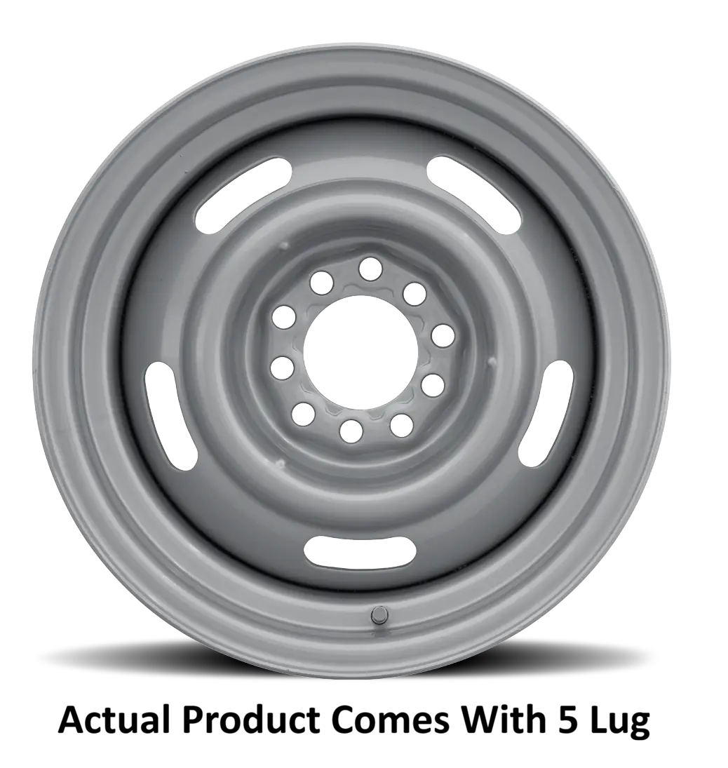Raceline Silver Rallye 15x6 Alloy Wheel – 5x4.5/4.75 Bolt Pattern