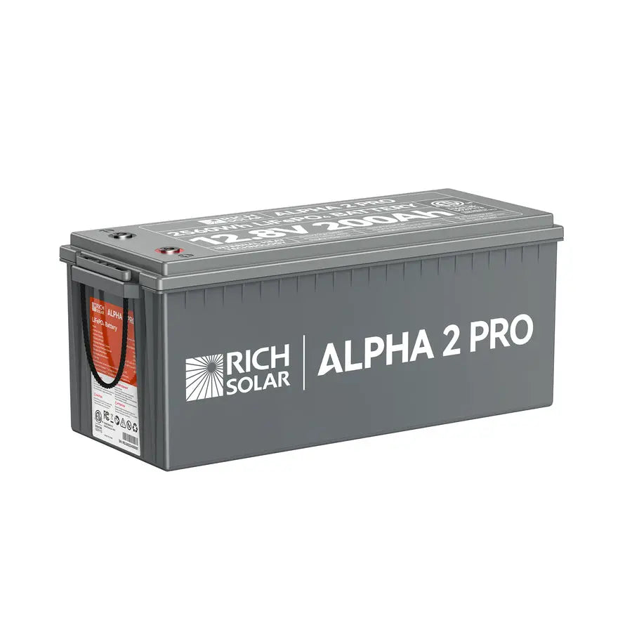 RICH SOLAR Alpha 2 Pro 12V 200Ah Battery RSB122SP for Reliable Power Storage