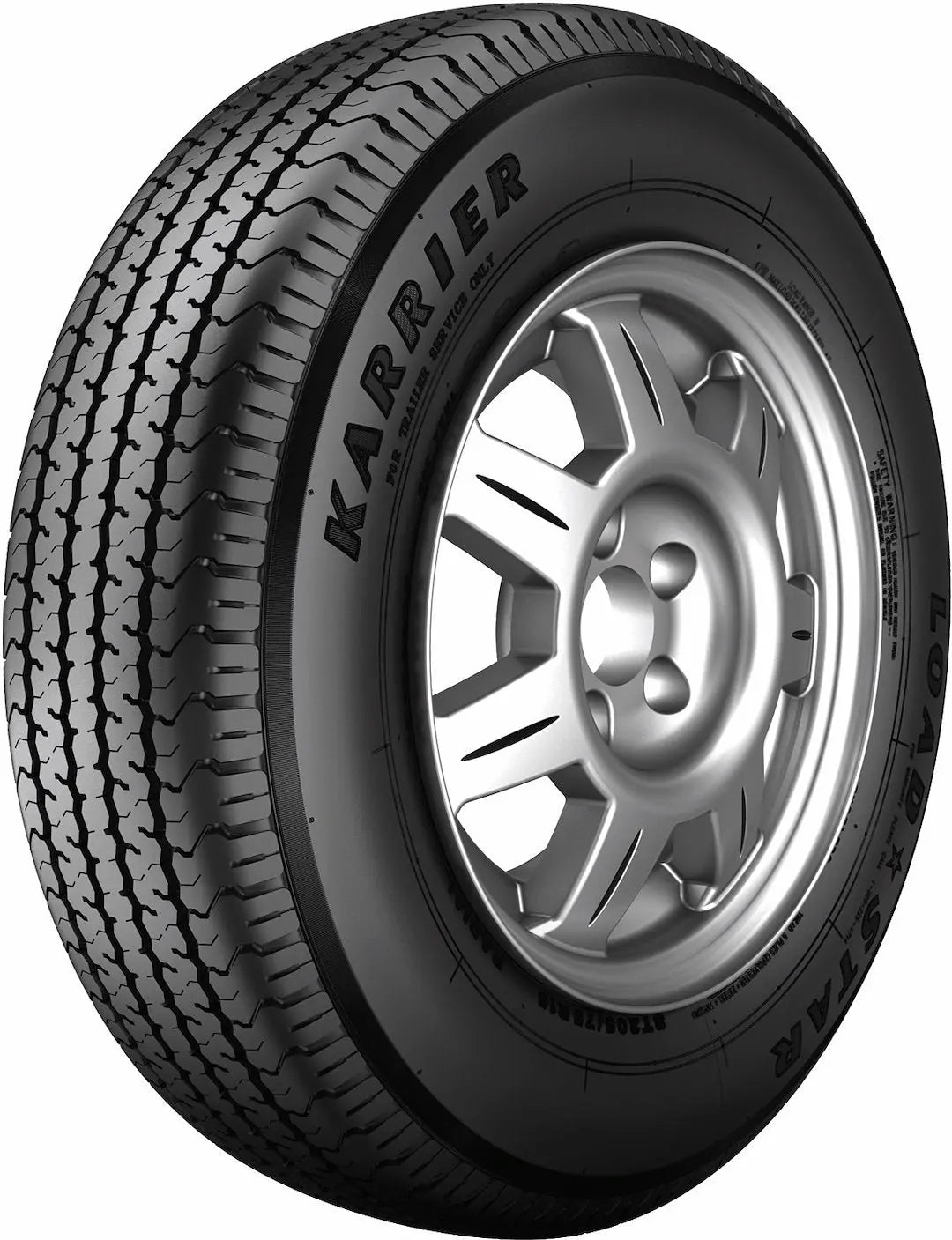 Americana 235/80R16 E/6H SPK White Steel Wheel Tire - Model 34810