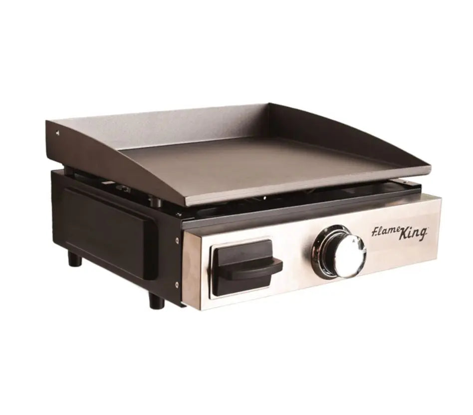 FLAME KING NFMHT100NB Flat Top Portable Propane Griddle for Outdoor Cooking