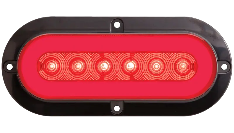 Optronics STL111RFB Oval LED Tail Light with Flange Mount
