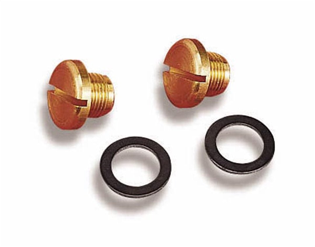 Holley 26-85 Fuel Bowl Plug Set - Replacement Parts for High-Performance Carburetors