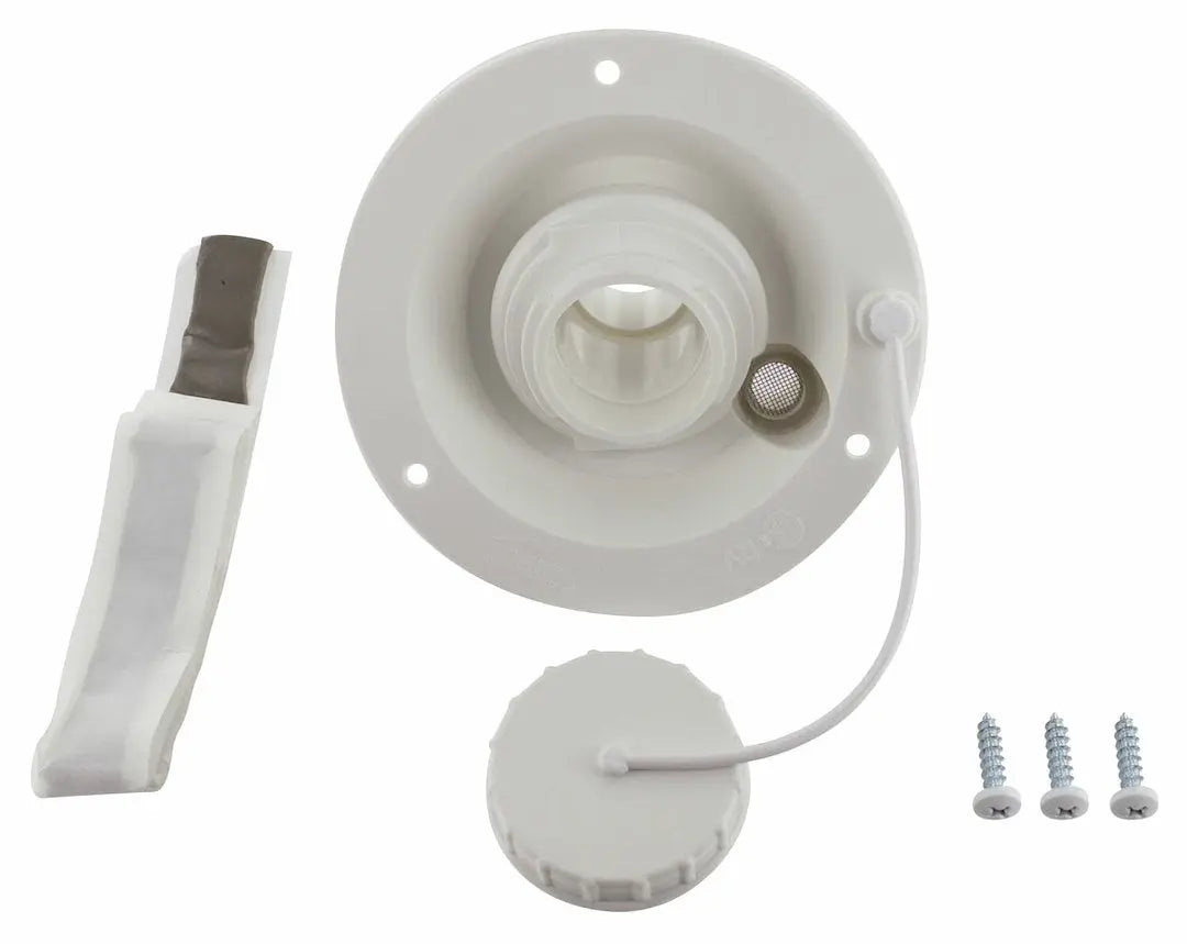 Valtierra LLC Gravity Water Inlet - White, Part A012003VP