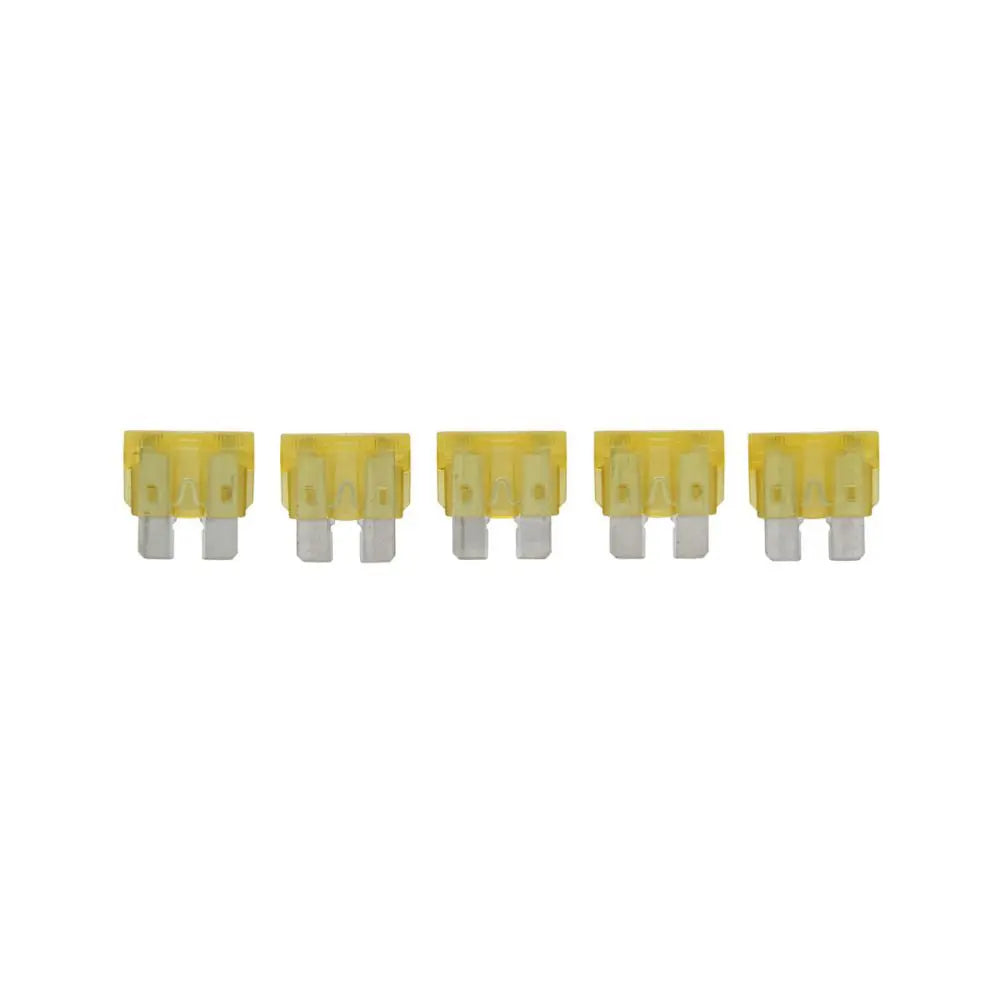 BUSSMANN BPATC20RP 5-Pack ATC/Blade Fuses for Automotive and Electrical Applications