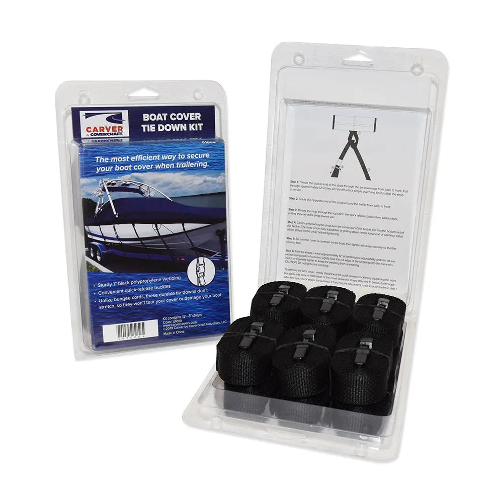 Carver Boat Cover Tie-Down Kit - Part Number 61000