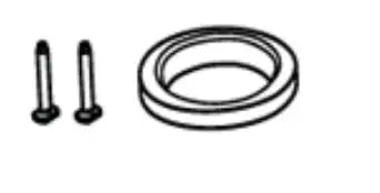 DAVE CARTER TH28971 Closet Bolt Kit in White – Durable Hardware for Secure Closet Installation