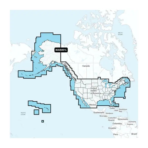 Garmin Electric U.S. & Coastal Canada Built-In Chart - Part Number 0101317700