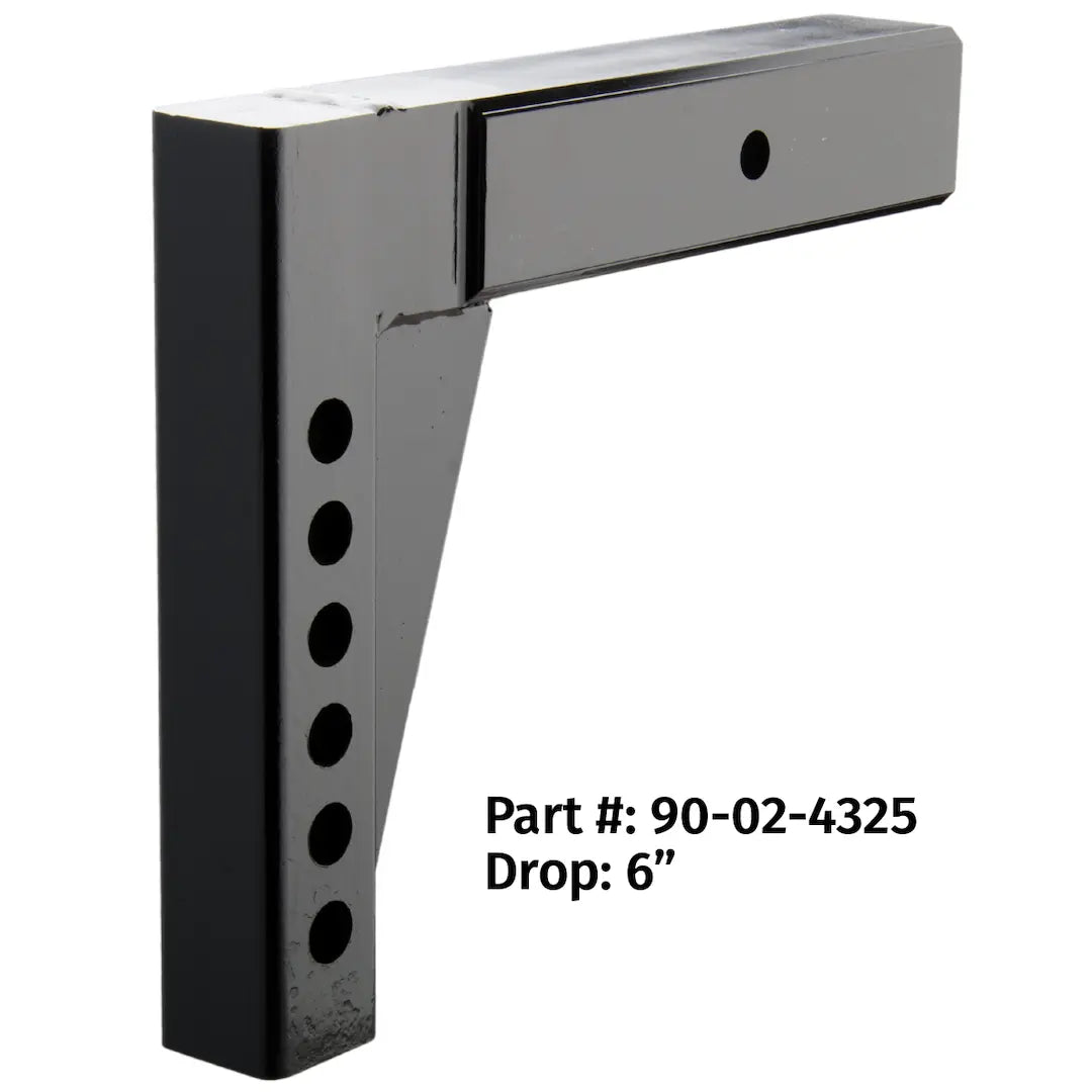EQUALIZER 2-1/2 inch Adjustable Shank with 6 inch Drop / 10 inch Rise