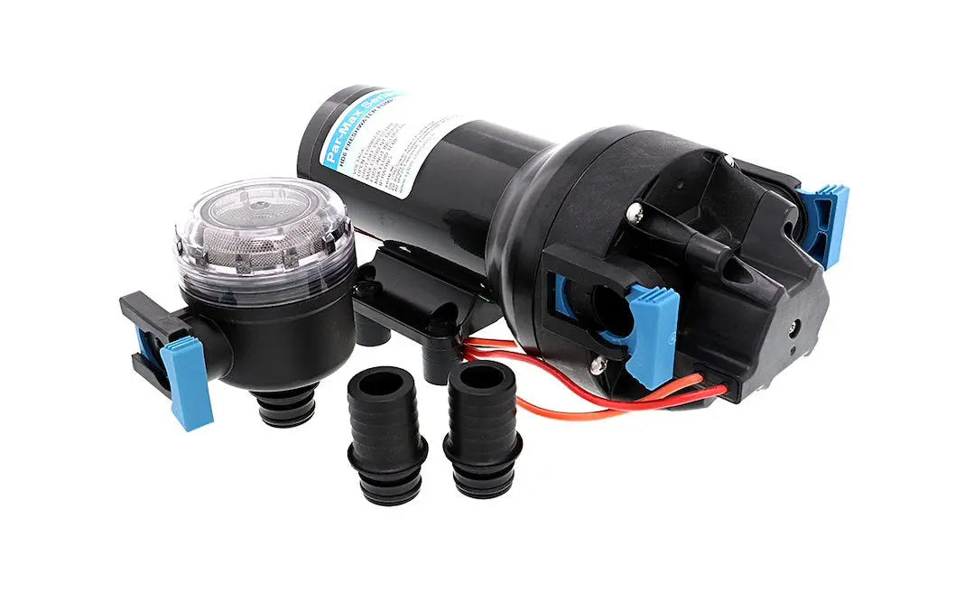 JABSCO Parmax HD6 12V Marine Water Pump – 6 GPM at 40 PSI, Part Number P601J215S3