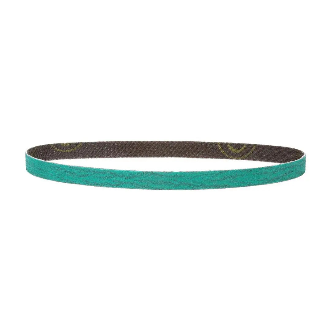 3M Green Corps Abrasive File Belt 36518 for Fine Surface Finishing