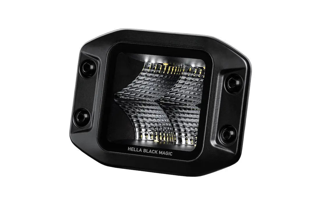 HELLA Black Series 3.2-Inch LED Cube Kit F – Durable Off-Road Lighting Solution
