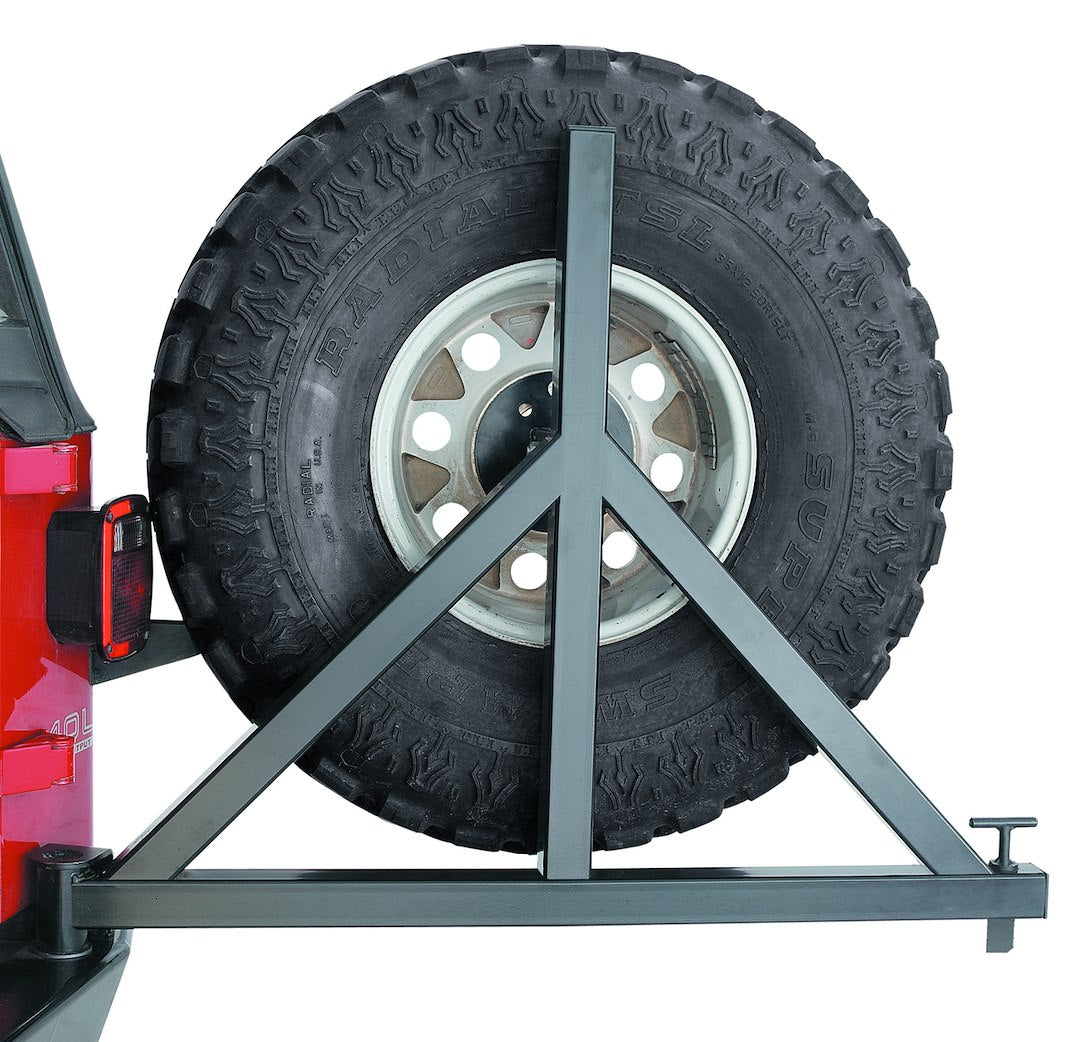 WARN Industries Tire Carrier Kit for Jeep TJ and YJ - Part Number 64337