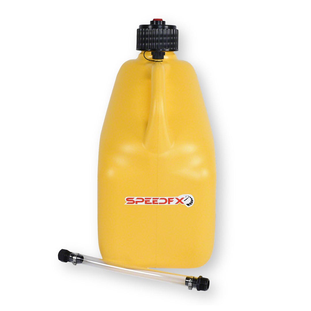 SPEEDFX Yellow Utility Jug, 5 Gallon Capacity