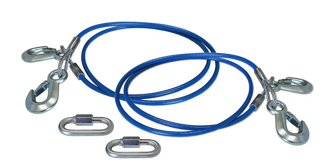 Roadmaster 646 1PR Double-Hook Safety Cables for Towing and Vehicle Safety by ROADMASTER