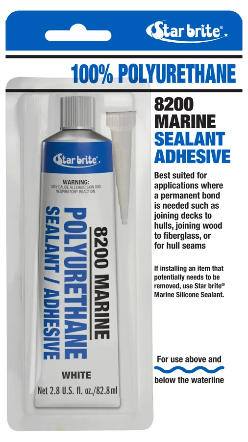 Star Brite Polyurethane White 2.8 oz. - Durable Marine Sealant and Finish