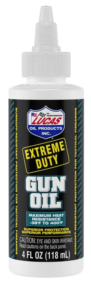 Lucas Oil Extreme Duty Gun Oil - 4 oz, Pack of 12