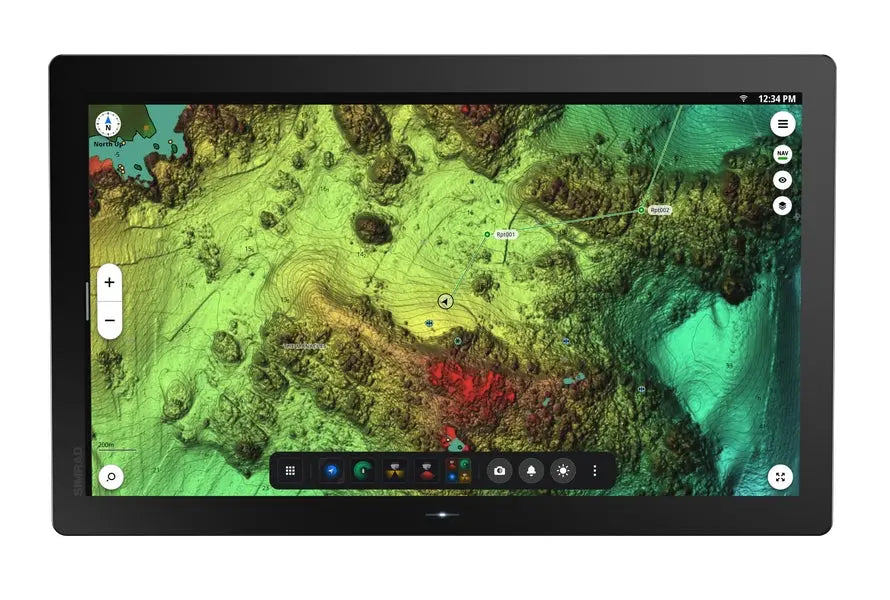 Simrad NSO 4-22 MFD US C-MAP Marine Chartplotter with Touchscreen Display