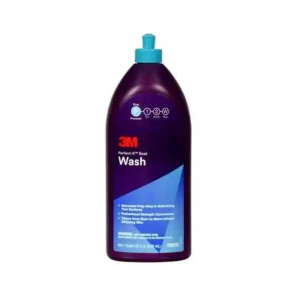 3M Perfect-It Boat Wash Part Number 09035 - Marine Surface Cleaner for Boats and Yachts
