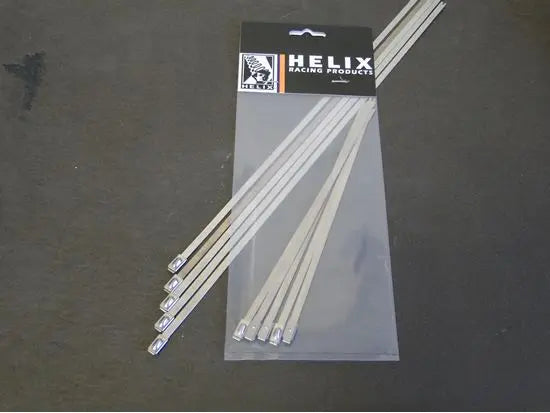 HELIX RACING Stainless Steel Cable Ties 14 ft, Pack of 50 - Part #3045014