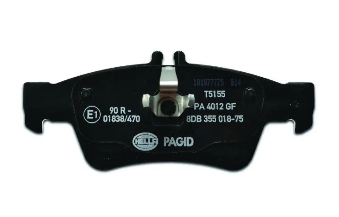 HELLA Brake Pad Set for Disc Brakes - Part Number 355018751