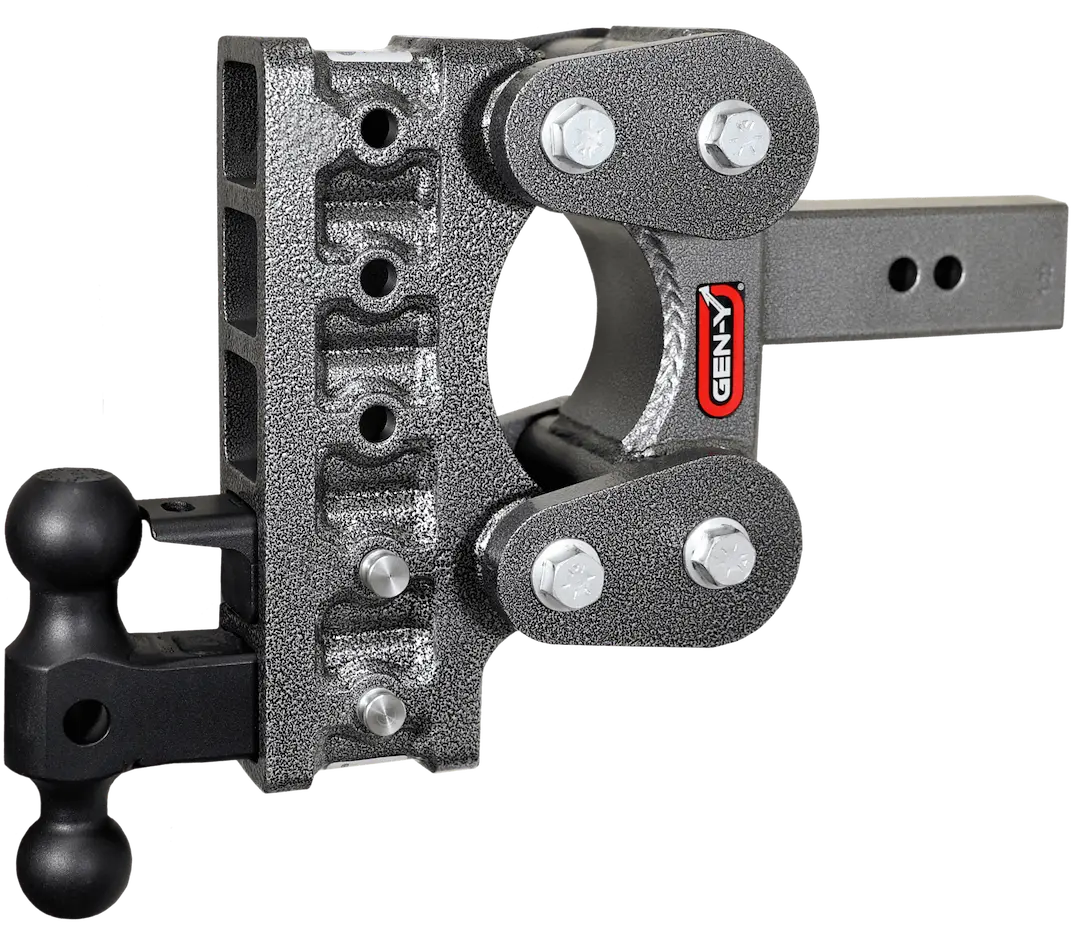 GEN-Y Hitch The Boss Torsion-Flex 2.5-inch Shank 7-inch Drop for Heavy Duty Towing