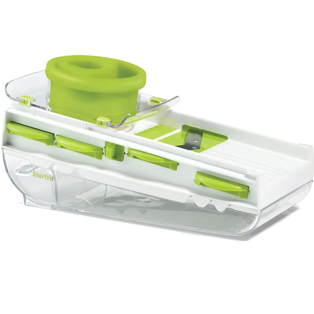 Starfrit USA Easy Mandoline Slicer and Chopper with 4 Blades