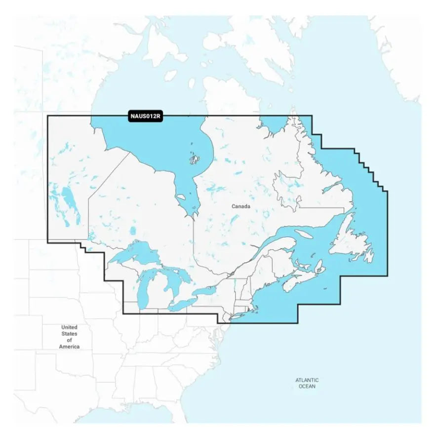 Navionics+ Canada East & Great Lakes Marine Navigation Chart Card