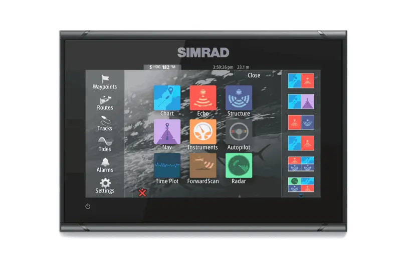 Simrad GO9XSE 83/200 TM XD/CMAP Discover Marine Chartplotter with Touchscreen