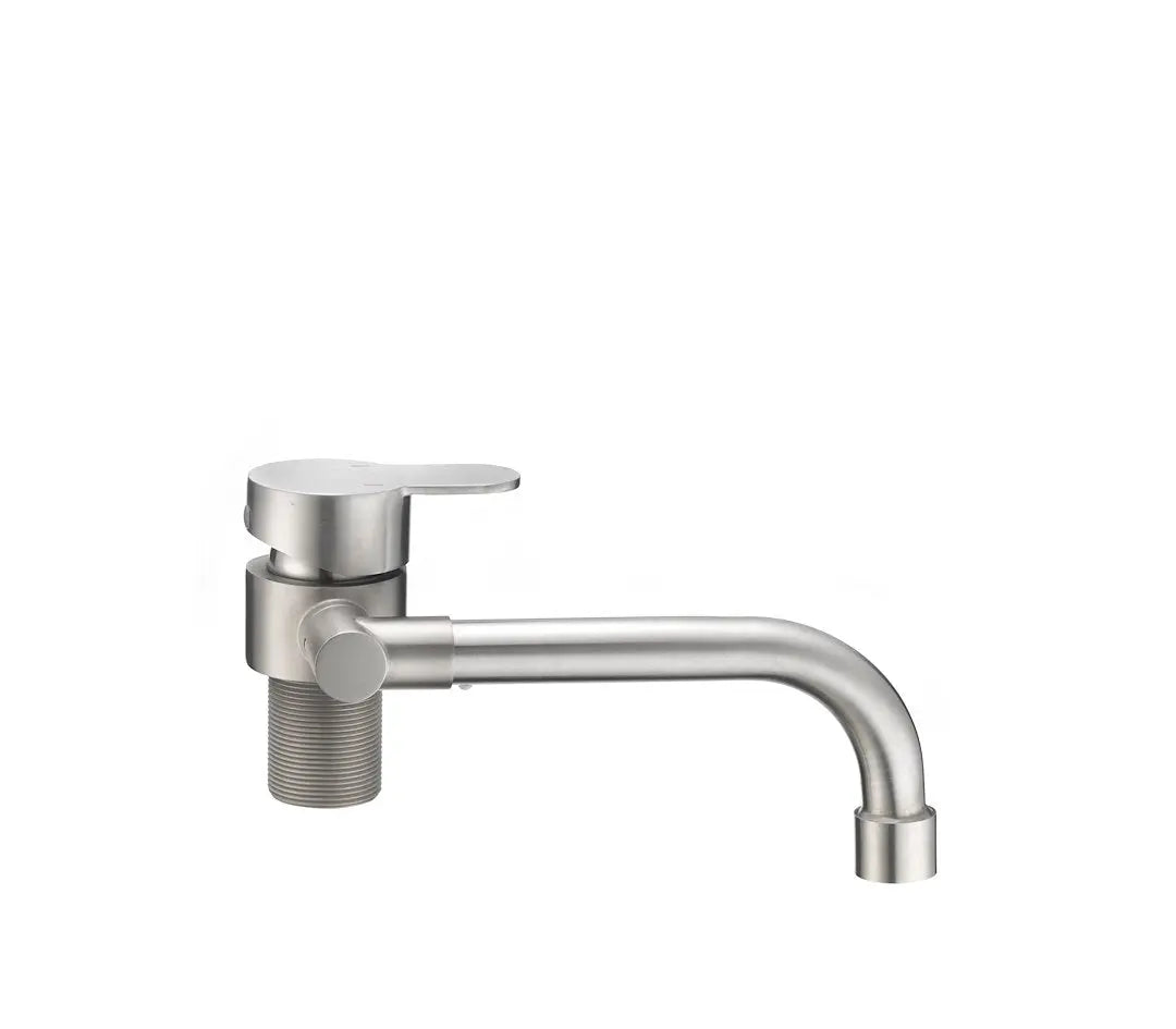 Dura Faucet DFMK510HSN Folding RV Kitchen Faucet - Brushed Finish