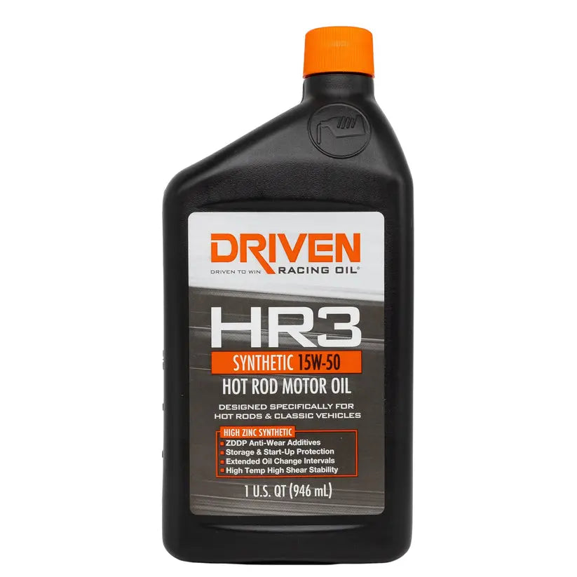 Driven Race Hot Rod 15W-50 Motor Oil - High-Performance Synthetic Blend