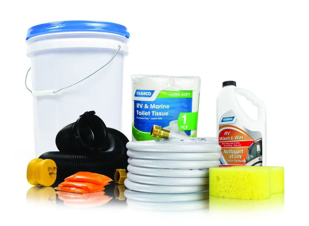 Camco RV Starter Kit - Part Number 44763 for Essential Camping and Travel Needs