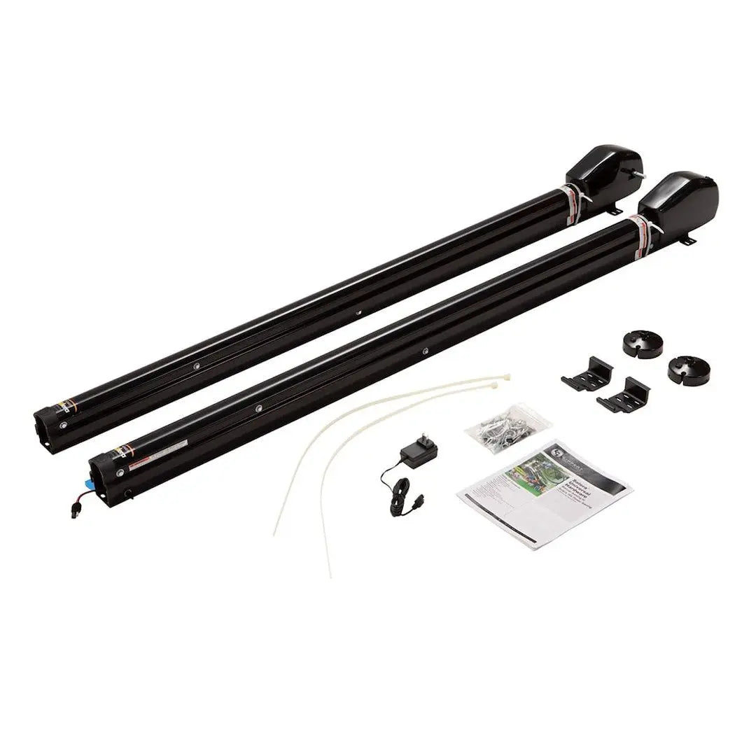 Lippert Components Solera Power Awning Kit with 18V 69 Amp Motor, Black - Part 434729