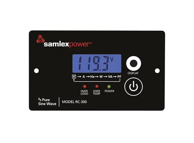 Samlex Amer RC300 Inverter Remote for PST-3000-12 — Reliable Control Accessory