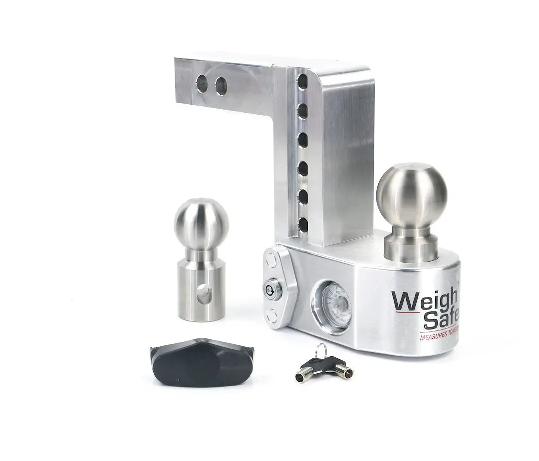 Weigh Safe WS62 6-Inch Adjustable Ball Mount with 2-Inch Shank