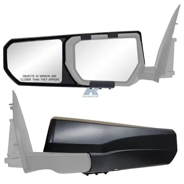 K-SOURCE Snap & Zap Towing Mirror Part #80960 for Enhanced Vehicle Visibility