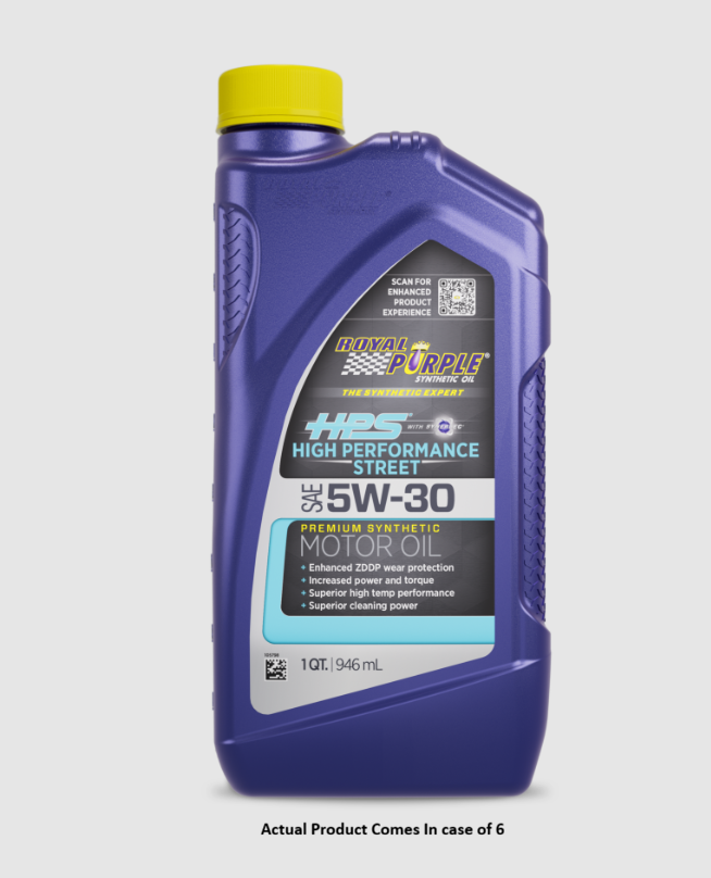 Royal Purple HPS High Performance Street Motor Oil 31530C, 6-Pack