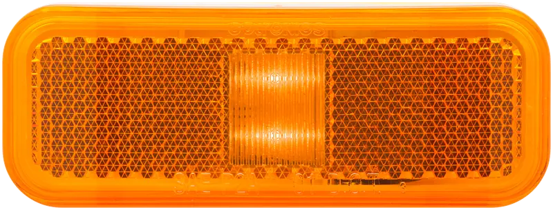 OPTRONICS MCL40ABP LED Marker Light - Rectangular, 2 Diodes, Two-Wire Amber