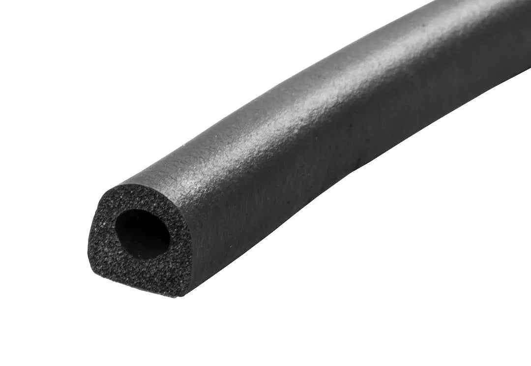 JR Products D-Shaped EPDM Sponge Rubber Seal Part 0630115 for Marine and RV Applications